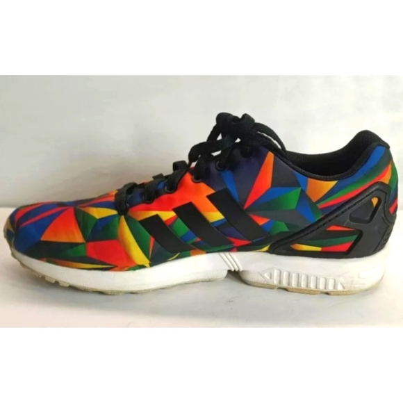 Adidas ZX Flux Geometric  Sneakers/Trainers 👟 Size 10.5 - Picture 8 of 11